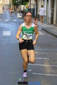 Atlete in gara nella 5 km femminile del 28° Trofeo Maria SS. degli Ammalati