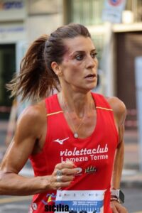 Atlete in gara nella 5 km femminile del 28° Trofeo Maria SS. degli Ammalati