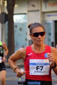 Desiree Erica Di Maria in gara nella 5 km femminile