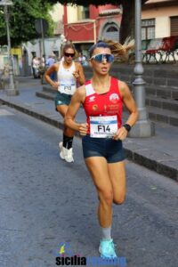 Gaia Patrinicola in gara nella 5 km femminile