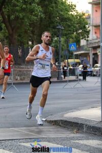 Vincenzo Agnello in gara sul circuito cittadino